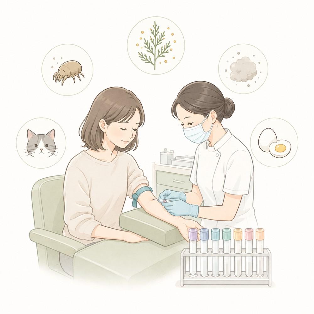 アレルギー検査(特異的IgE抗体検査など)