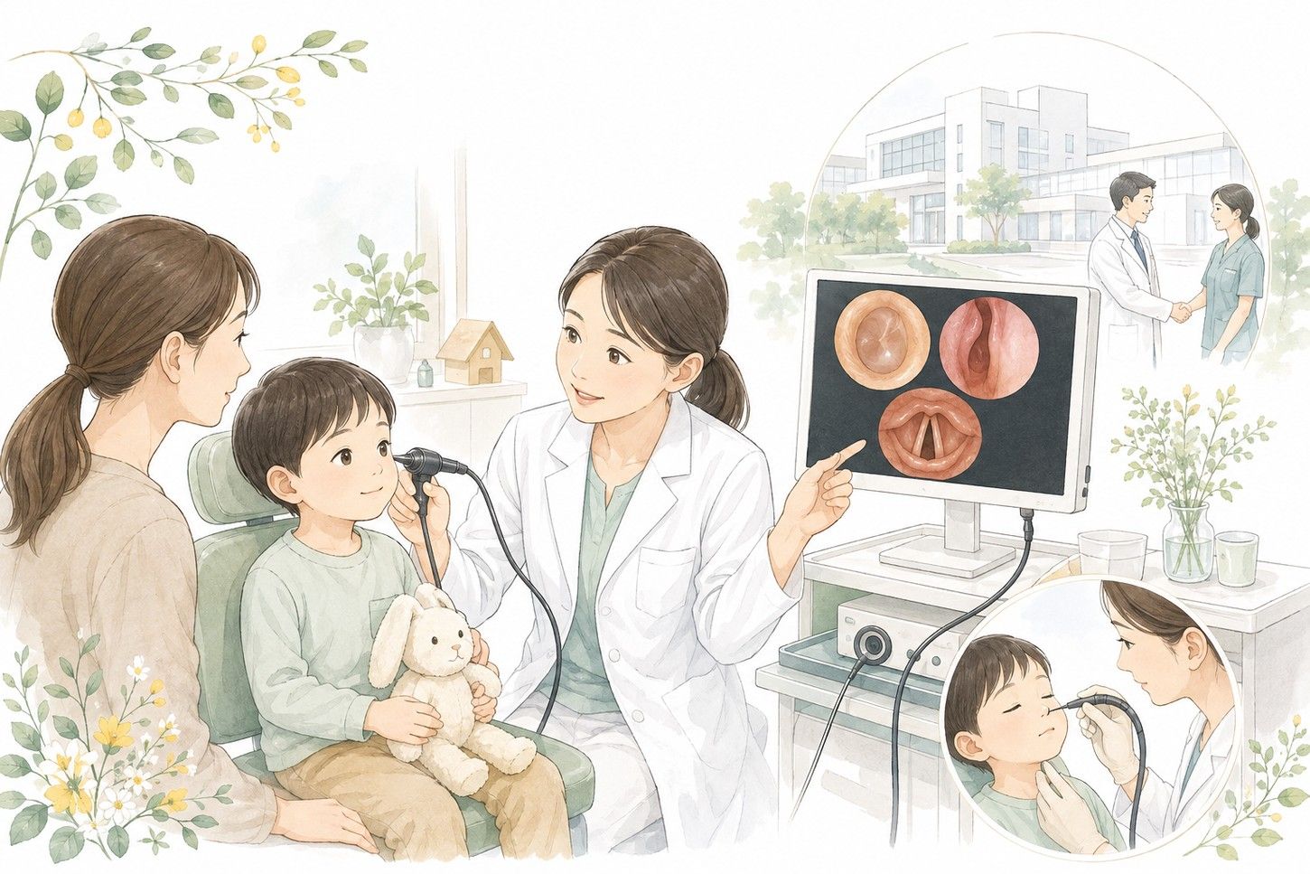 当院の小児耳鼻咽喉科の特徴